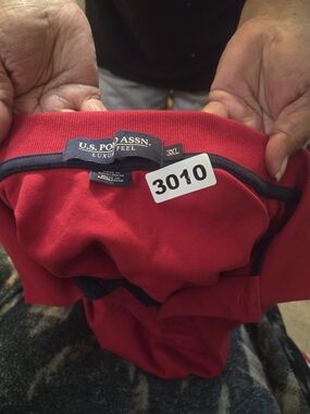 U.S. Polo Assn. Red Crewneck Sweater